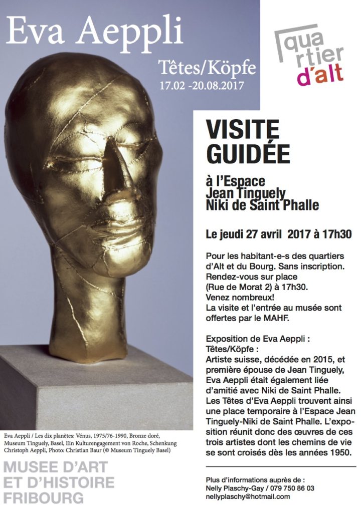 Flyer Visite Eva Aeppli